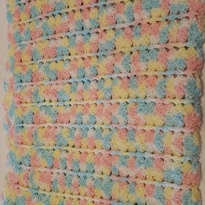 Home made knited baby blanket